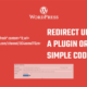 Redirect page in WordPress