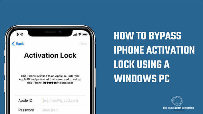How to bypass iphone Activation Lock using a Windows computer