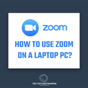 How to use zoom on a laptop PC Join or Schedule a Meeting - Mute or disable Video - 2020