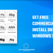 How to install fonts in windows 10 - free commercial font files Also, identify font to use on a website - 2021