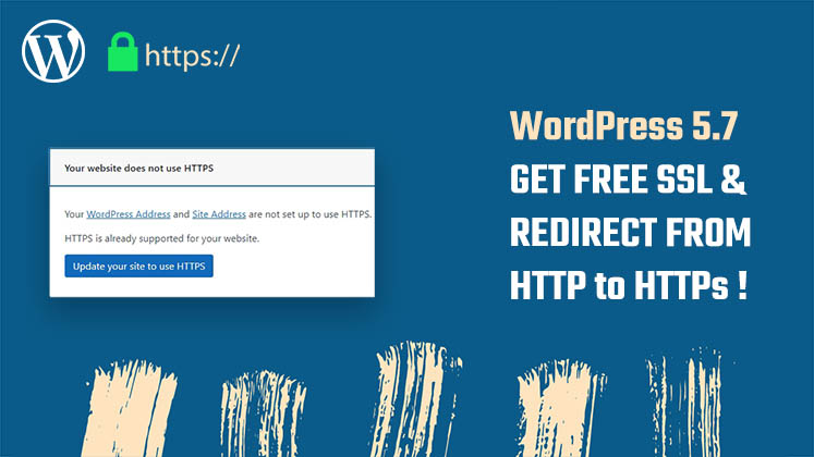 free ssl wordpress 5.7