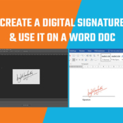 Create a Digital Signature and use it on a Word Document