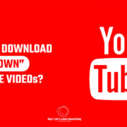 How to download your OWN YouTube video in laptop