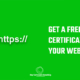 free SSL certificate cloudflare