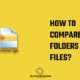 how to compare folders or files using WinMerge