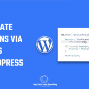 How to activate plugins via codes - WordPress