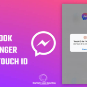 How to lock facebook messenger with Touch id on an iPhone