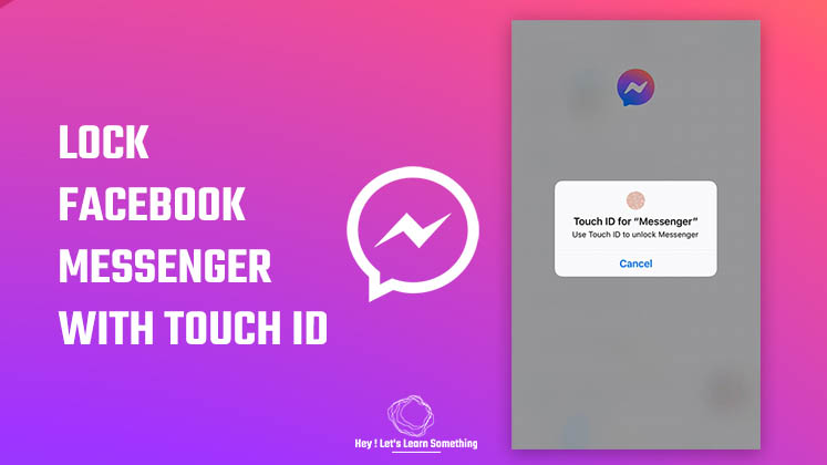 How to lock facebook messenger with Touch id on an iPhone