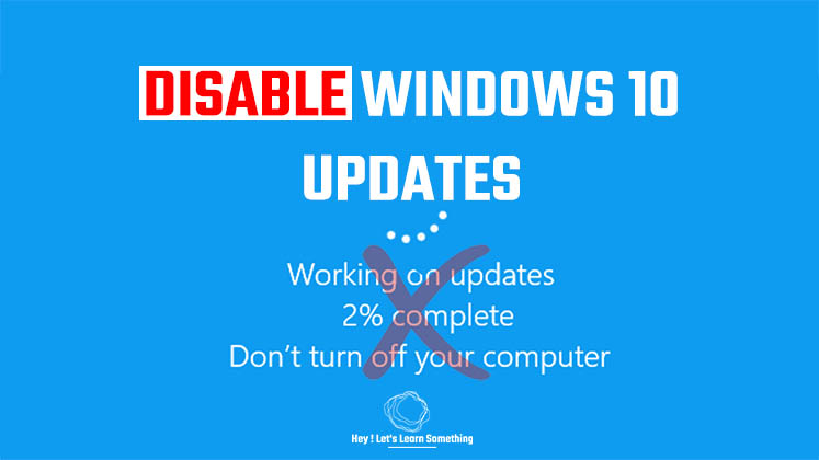Disable Windows 10 updates permanently