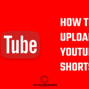 How to upload YouTube shorts from PC