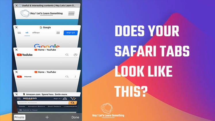 Manually set to close all Safari tabs
