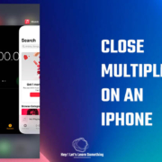 How to close multiple apps on iPhone 13 pro?