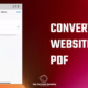How to convert website to pdf using an iPhone