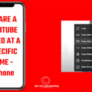 Share video at the current time