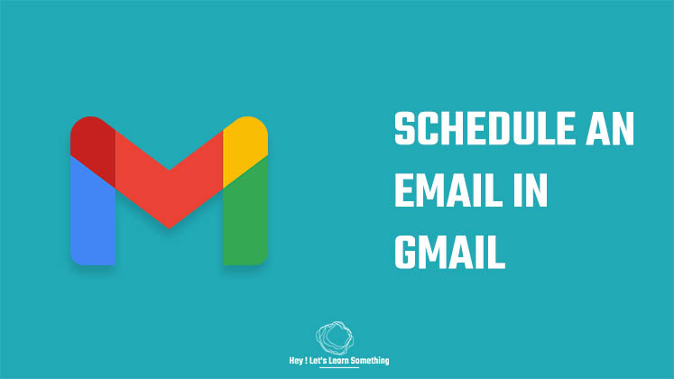 Schedule an email in Gmail