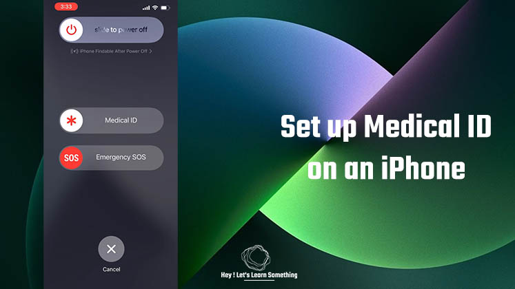 Set up medical id on an Iphone