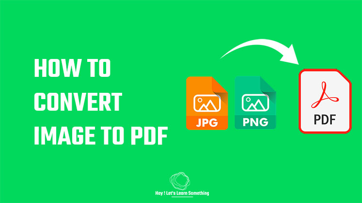 How to convert image to PDF