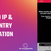 Find IP and country location