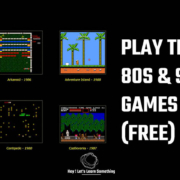 Play the 80s & 90s games on pc (free)