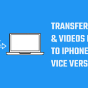 Transfer photos videos iPhone to PC