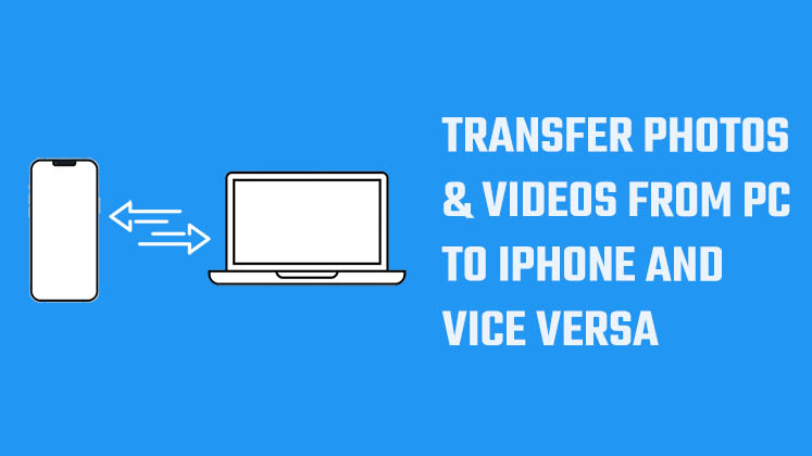 Transfer photos videos iPhone to PC