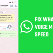 fix WhatsApp voice message speed