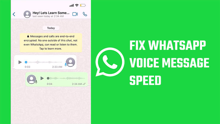 fix WhatsApp voice message speed