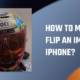 How to mirror flip an image on iPhone