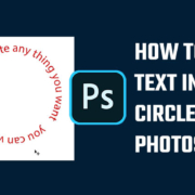 How to type text in a circle in photoshop