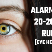 Alarm 20-20-20 rule Eye