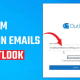 Configure custom Email on Outlook