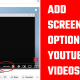 Add screenshot options to all YouTube videos