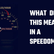 What does this mean in a Speedometer