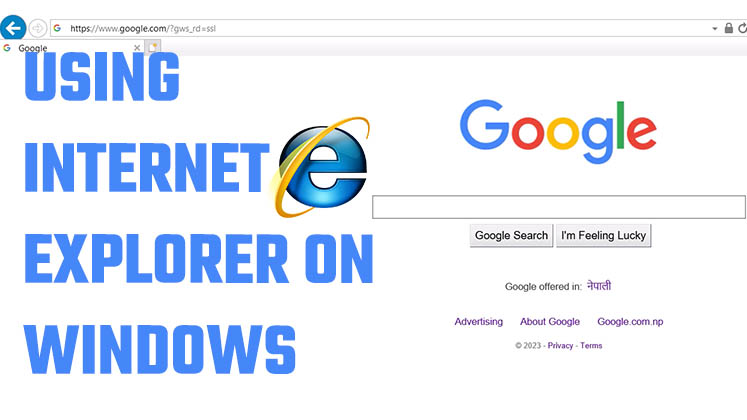 Internet Explorer in Windows 10