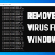 remove VIRUS from Windows PC
