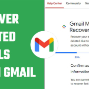 Recover deleted emails Gmail