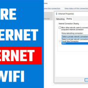 Share Ethernet Internet as Wifi