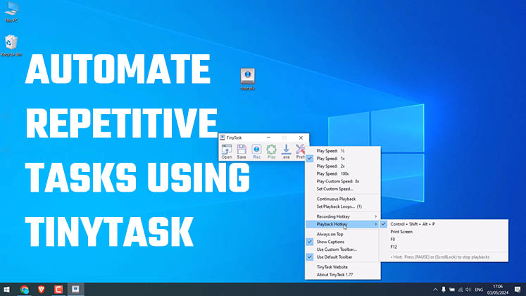 Automate your Repetitive tasks