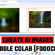 Create AI images using google Collab