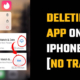 Deleting App on an iPhone