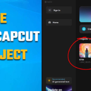 Save Capcut Project Files PC