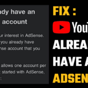 You Already Have an AdSense Account