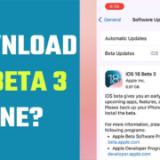 iOS beta 3