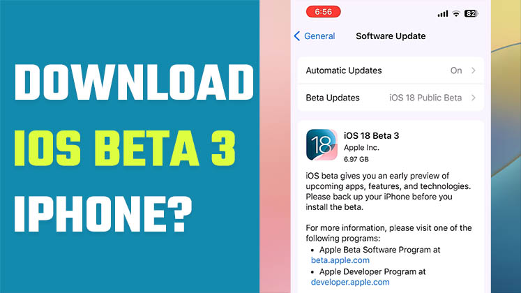 iOS beta 3