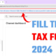 fill W-8BEN YouTube tax form 2024