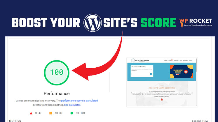 Boost your Site's Score