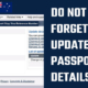 Australian IMMI: DO NOT FORGET TO Update Your New Passport Details