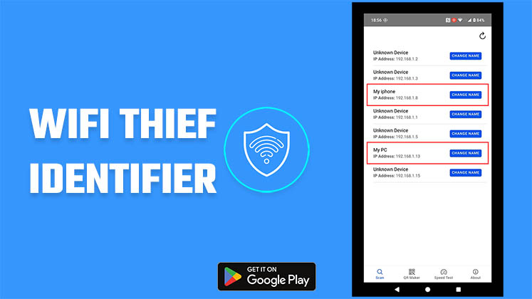 Wi-Fi Thief Identifier