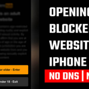 Blocked Website iPhone