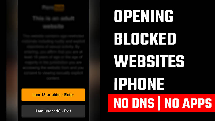 Blocked Website iPhone